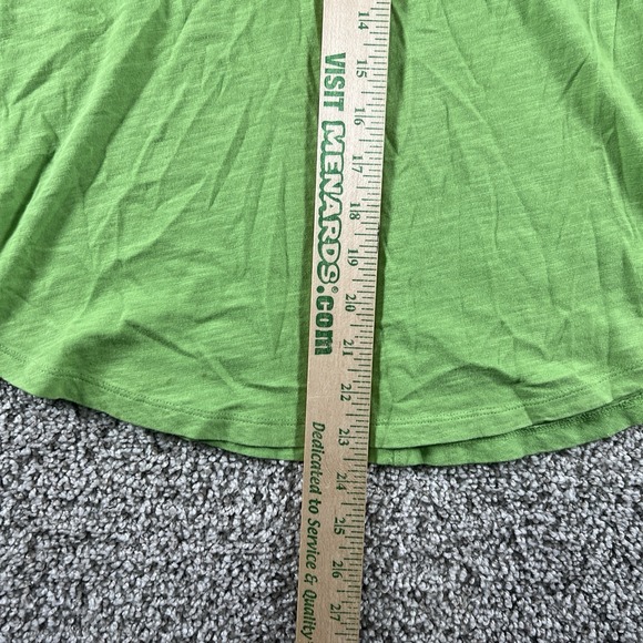 Eileen Fisher Shirt Womens‎ Petite XXS Green Organic Cotton Slub Crewneck Tee - Picture 5 of 11